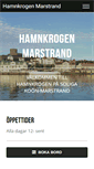 Mobile Screenshot of hamnkrogenmarstrand.se